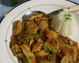 鶏ムネとエリンギのカレー煮♪作り方8写真