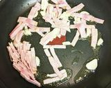 フライパン２つで作る塩昆布カルボナーラ作り方2写真