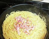 フライパン２つで作る塩昆布カルボナーラ作り方4写真