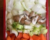 野菜たっぷり鶏レバーの煮込み作り方1写真