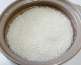 簡単土鍋でご飯作り方1写真