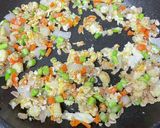 オートミールの野菜チャーハン作り方3写真