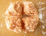 明太もち入りチキンバーグ作り方2写真