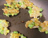 簡単　とうもろこしと枝豆、海老かき揚げ作り方3写真