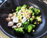 にんにく麹入り！ブロッコリーホットサラダ作り方3写真