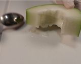 冬瓜はこれ♫ 冬瓜とベーコンのスープ煮作り方1写真
