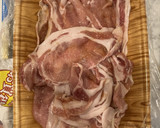 豚のしょうが焼き作り方1写真