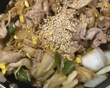 豚コマ肉ともやしの甜麺醤中華炒め作り方5写真