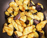 秋ナスと鶏のささみで甘辛炒め作り方10写真