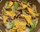 焼肉のタレで！豚たまキャベツの味噌炒め作り方4写真