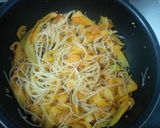鮭フレーク＆にんじんのペペロンチーノ風作り方3写真