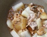 大根のスパイシーニンニク醤油炒め作り方2写真