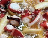 たこたっぷりたこ焼きもアヒージョ作り方1写真