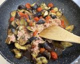 なすとトマトのパスタ作り方7写真