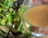 ピーマンと茄子の味噌煮（材料4つ）作り方3写真