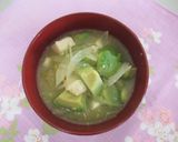 アボカドの味噌汁作り方5写真