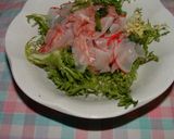 ピンク色の☆春のサラダ作り方4写真