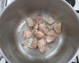 鶏肉と押麦入り☆参鶏湯風スープ作り方4写真