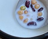 ライスペーパーのおもちでココナッツ汁粉♪作り方1写真