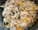 たっぷりきのこの炊き込みご飯♪作り方7写真