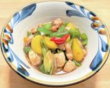 鶏切り落とし肉と長ネギのニンニク中華炒め作り方6写真