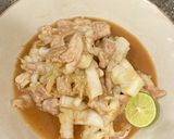 せせりとキャベツのすだち醤油炒め作り方4写真