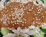 サラダチキンときゅうりだけバンバンジー風作り方4写真