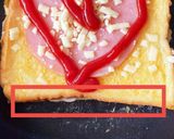 5分|簡単♡愛のピザトースト★ワンパン作り方9写真