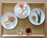 介護食　レンジと麺つゆで時短　筑前煮作り方1写真