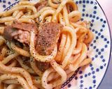 簡単★スライス肉入り焼きうどん作り方5写真
