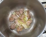 鶏肉と押麦入り☆参鶏湯風スープ作り方5写真