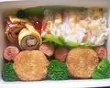 キャラ弁☆ひな祭り☆てのりくま作り方5写真