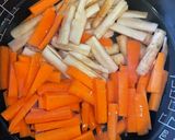 幼児食★炊飯器でごぼうと人参の胡麻和え作り方4写真