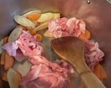 秋は豚汁　さつまいも入り作り方6写真