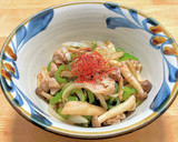 町中華の豚バラ肉とシメジの中華炒め作り方6写真