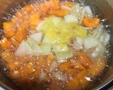 あさりとにんじんのミルクスープ作り方1写真
