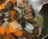 あさりとにんじんのミルクスープ作り方3写真