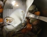 あさりとにんじんのミルクスープ作り方4写真