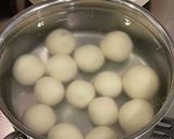 もっちり豆腐白玉☆ぶどう包み作り方6写真