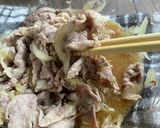 レンジで簡単♪つゆだく豚丼作り方4写真