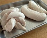 ニラ醤油のささみ漬け作り方1写真