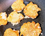 カリッとモチっとぷりぷり♡エビれんこん焼作り方9写真