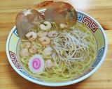 蝦潮湯麺(むきエビ入り塩ラーメン)作り方4写真