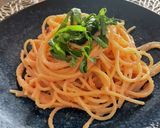 明太子パスタ作り方3写真