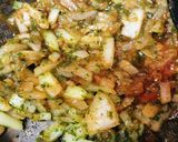 ピザソース活用●イタリアンチャーハン作り方1写真