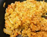ピザソース活用●イタリアンチャーハン作り方3写真