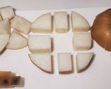 コロコロ梨の切り方&100%梨アイス作り方3写真