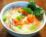 鮒寿司（鮒ずし）の飯（イイ）のお茶漬け作り方5写真
