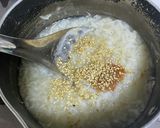 炊いたお米で簡単⭐︎じゃこ梅おかゆ作り方4写真
