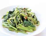 簡単手軽な【空芯菜のぽん酢炒め】作り方6写真